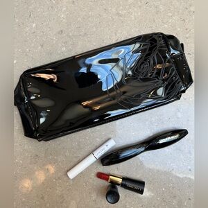 NWT 3 Lancôme products w Black Makeup Bag (Lipstick, Hypnose Mascara & primer) 🌸